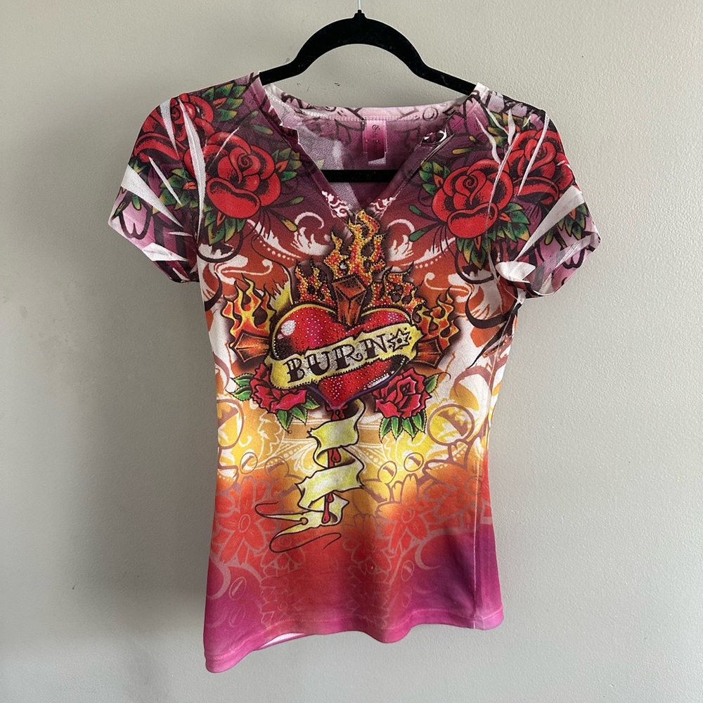Y2K fitted shirt